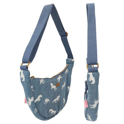 Handtasche Miss Melody, Small Half Moon, Denim
