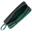 Dino World green T-Rex two-compartment school pencil case