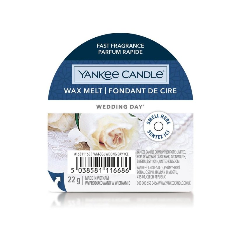 Duftwachs Yankee candle 22 g, Wedding Day