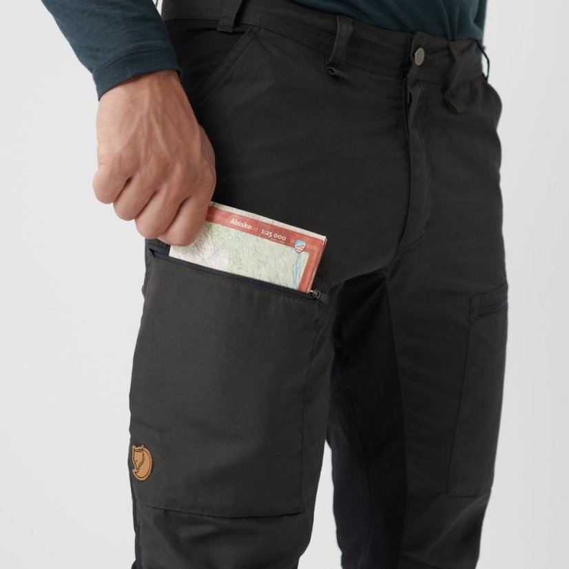 Pánské kalhoty Fjällräven Abisko Lite Trekking Trousers Reg/Long - Kolor: Szary, Rozmiar: 46/L