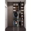 Universeller Zwischenraum zwischen Waschmaschine und Trockner mit ausziehbarem Regal Meliconi Torre Black 656136 schwarz