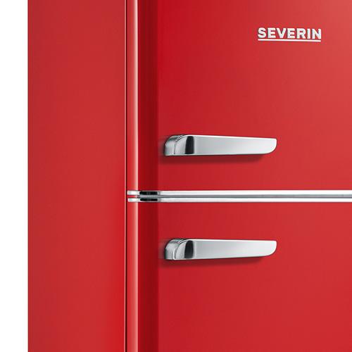 Kombinovaná lednice Severin RKG 8930 červená
