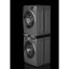 Universal adapter between the handle and the dryer with a wooden shelf Meliconi Torre DARK 656128 black