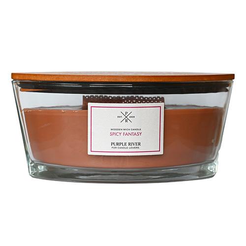 Kerze Purple River Ellipse, Spicy Fantasy