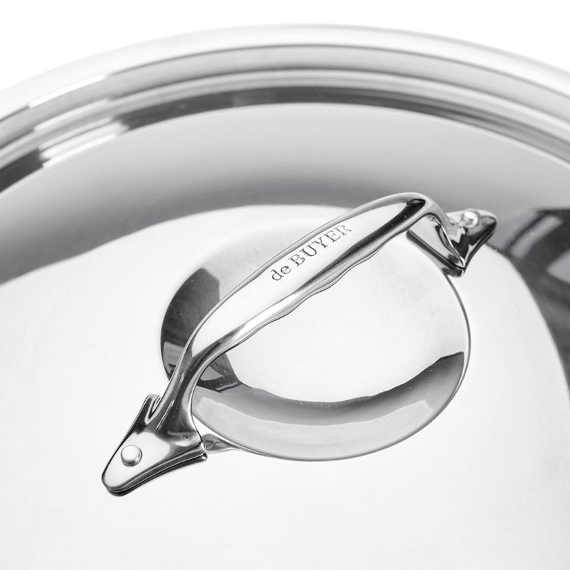 De Buyer Affinity 3709.28 stainless steel lid, 28 cm