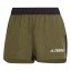 Adidas Trail Shorts W Women’s Running Shorts - Color: Army, Size: S