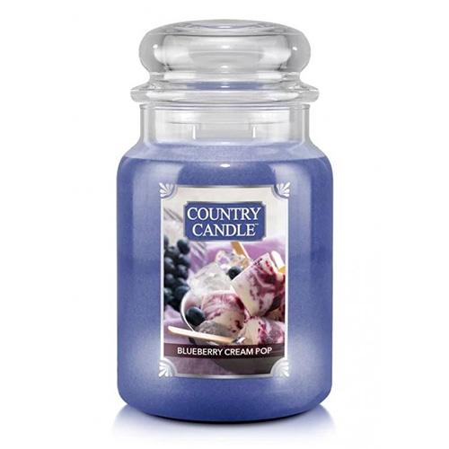 Country Candle nagy gyertya, Blueberry Cream Pop