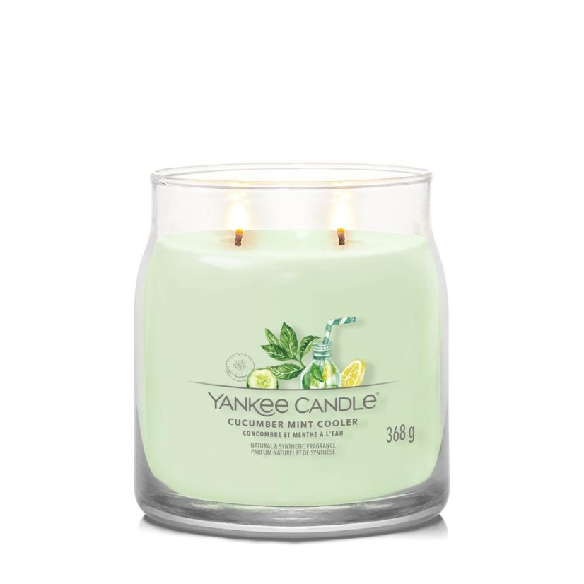 Świeca Yankee candle Signature średnia, Cucumber Mint Cooler
