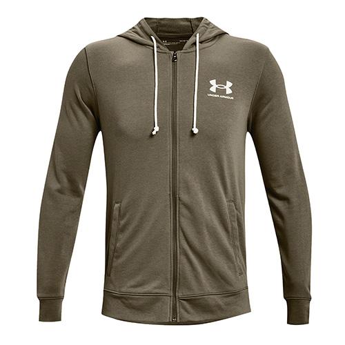 Męska bluza Under Armour UA Rival Terry LC FZ - Kolor: Szary, Rozmiar: XXL