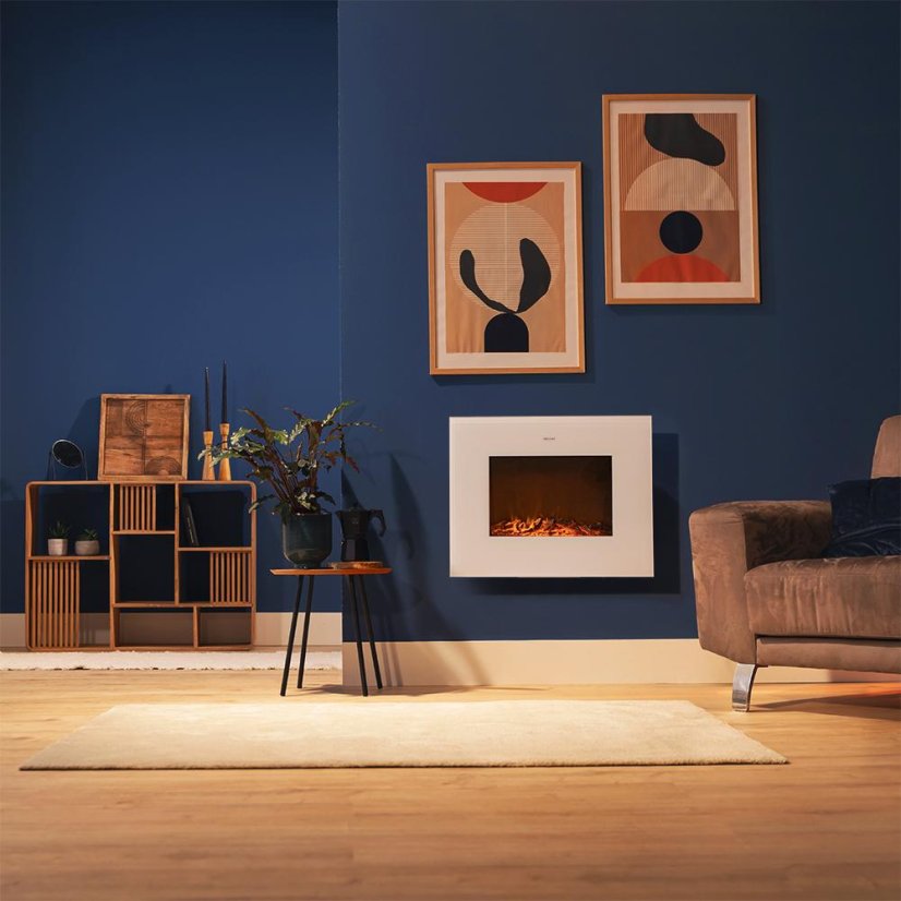 Elektrický krb Cecotec ReadyWarm 2700 Design Flames White 5832 bílý