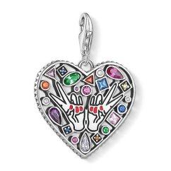 Thomas Sabo Love & Peace Charm Club Pendant 1745-314-7