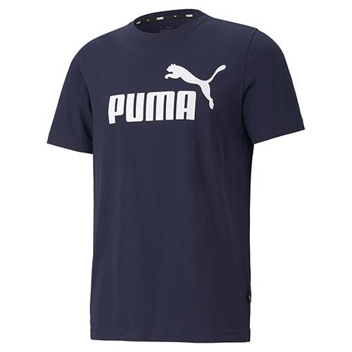 Pánske tričko Puma Essentials Logo Tee - Farba: Biela, Veľkosť: L