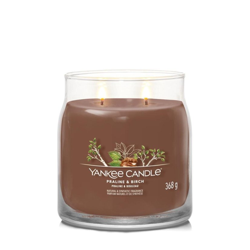 Świeca Yankee candle Signature średnia, Praline & Birch