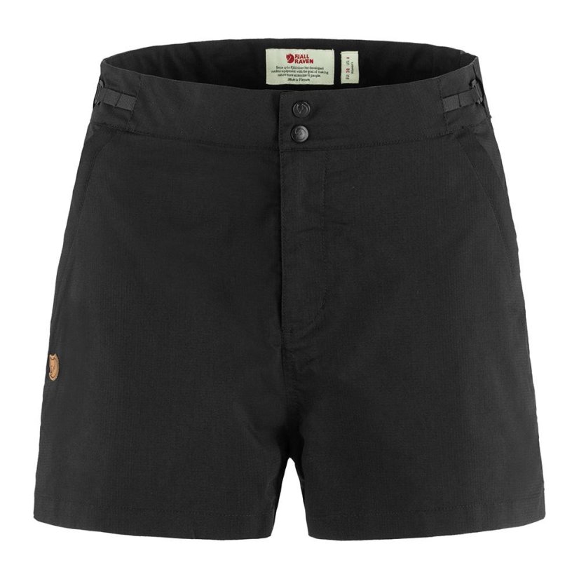 Dámské šortky Fjällräven Abisko Hike Shorts W - Farba: Čierna, Veľkosť: 40