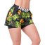 Women's Nebbia High-Energy Double Layer Shorts - Color: Green, Size: XS