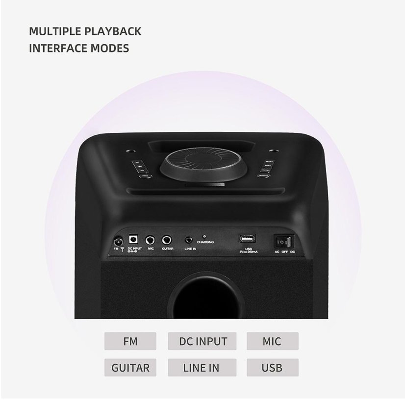 AKAI Party box 800 black speaker