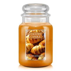 Svíčka Country Candle velká, Butter Croissants