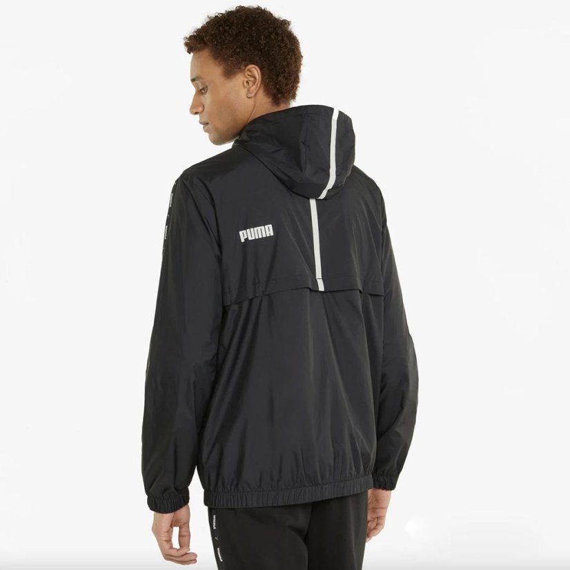 Herrenjacke Puma ESS+ Tape Windbreaker - Farbe: Schwarz, Größe: S