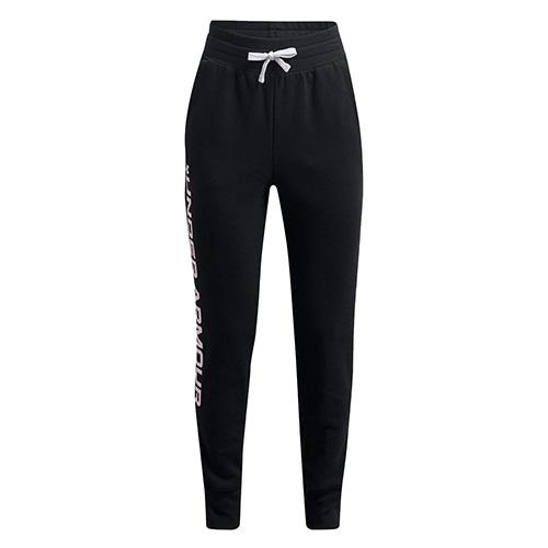 Under Armour Rival Fleece Joggers for girls - Color: Black, Size: 149-160