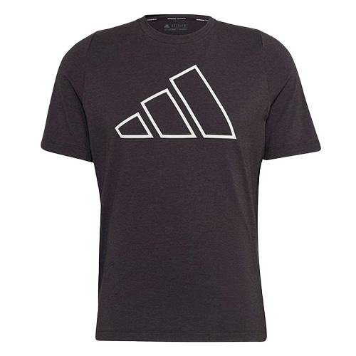 Pánské tričko Adidas Train Icon 3Bar - Szín: Fekete, Méret: S