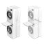 Universal spacer between washing machine and dryer with pull-out shelf Meliconi Torre Dry 656133 white