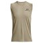 Under Armour Rush Energy Men's Tank Top - Color: Beige, Size: L