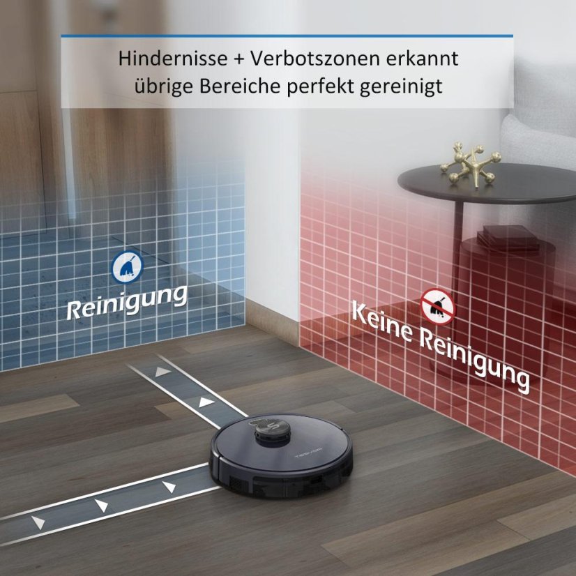 Robot odkurzający Tesvor S6 Smart z nawigacją laserową i żyroskopową