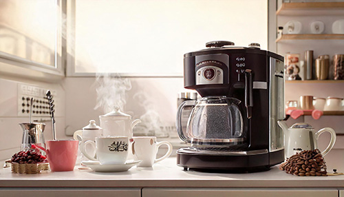 Kávovary, espressá, čajníky