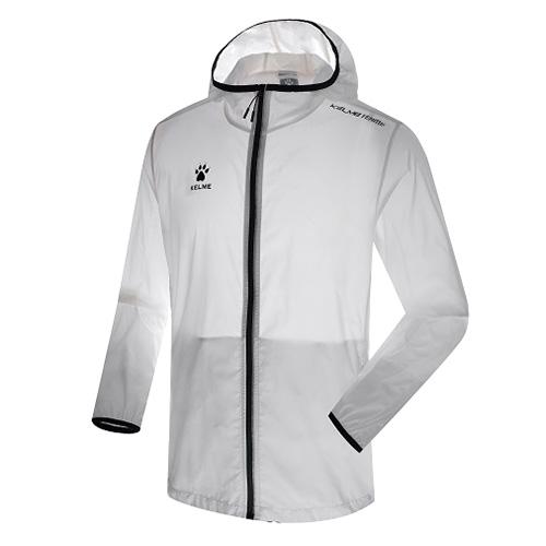 Regenjacke Kelme Rain Jacket Classic - Farbe: Weiß, Größe: S