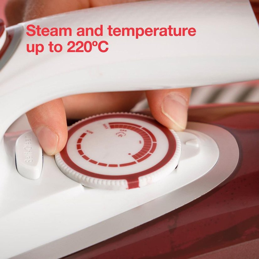 Bügeleisen Solac Steam iron PV2040 weiß-rot