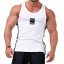 Herren-Tanktop Nebbia Tank Top „Your potential is endless.” - Farbe: Weiß, Größe: M