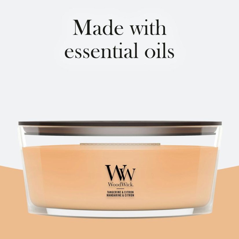 WoodWick hajó alakú gyertya, Tangerine & Citron