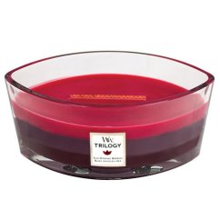 Svíčka WoodWick Trilogy loď, Sun Ripened Berries