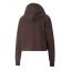 Puma Cyber Cropped Hoodie für Damen - Farbe: Braun, Größe: XS