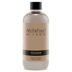 Náplň do difuzéru Millefiori Milano, Silk & Rice Powder, 500 ml