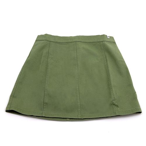 Women's Hurley Twill Skirt - Color: Brown, Size: S
