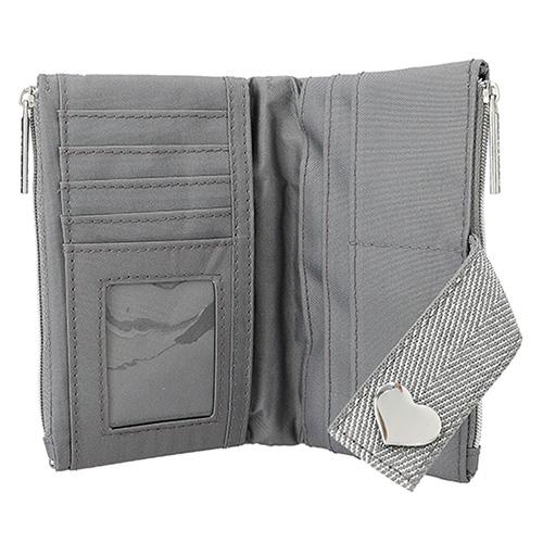 Top Model Glitter Queen wallet with rhinestones