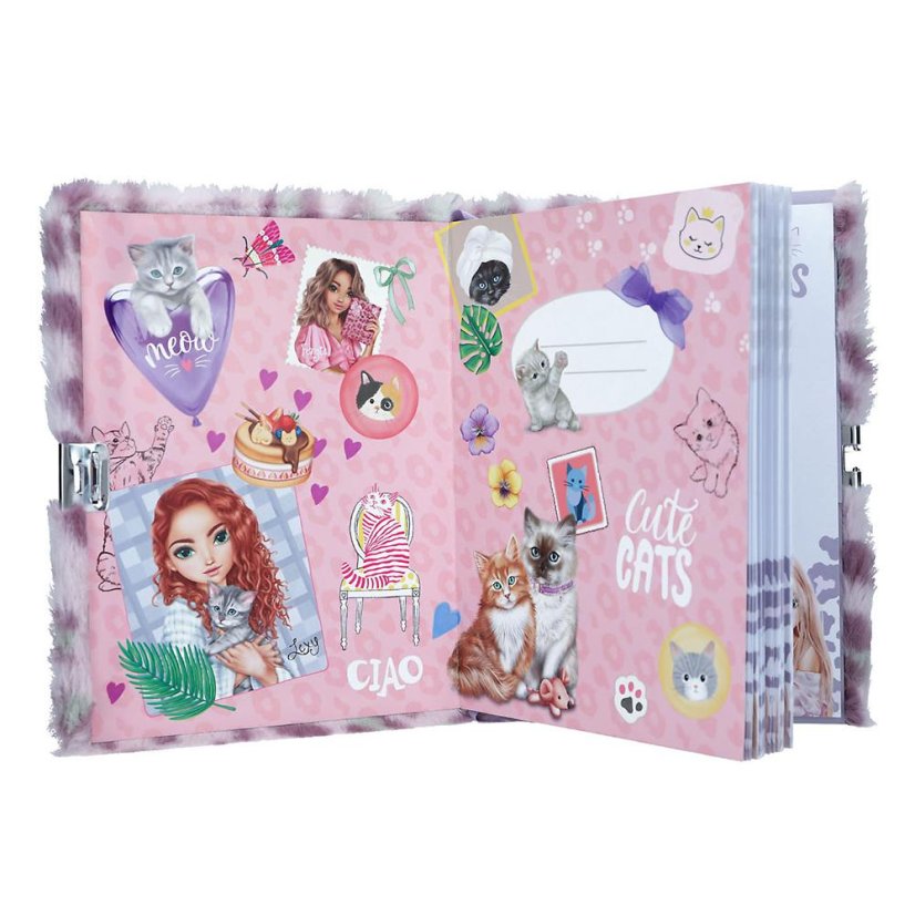 Top Model Plush Diary with Lock – Kitten, Fergie