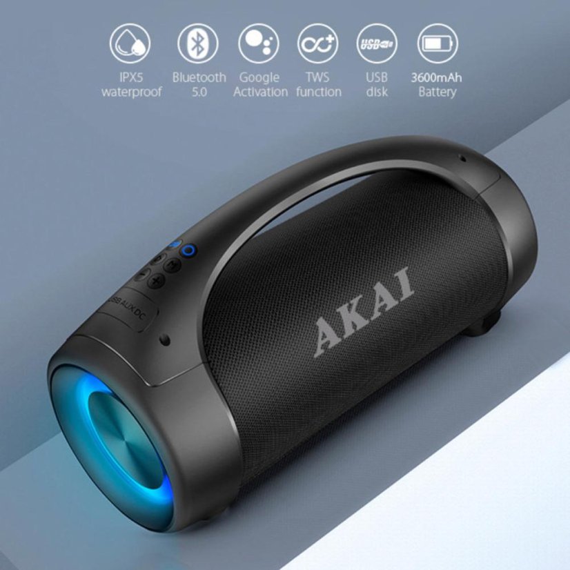 Lautsprecher AKAI ABTS-55 schwarz