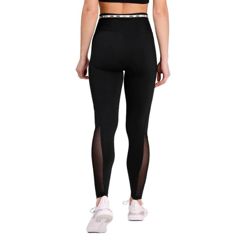 Női Puma Train Logo Block leggings - Szín: Fekete, Méret: XS
