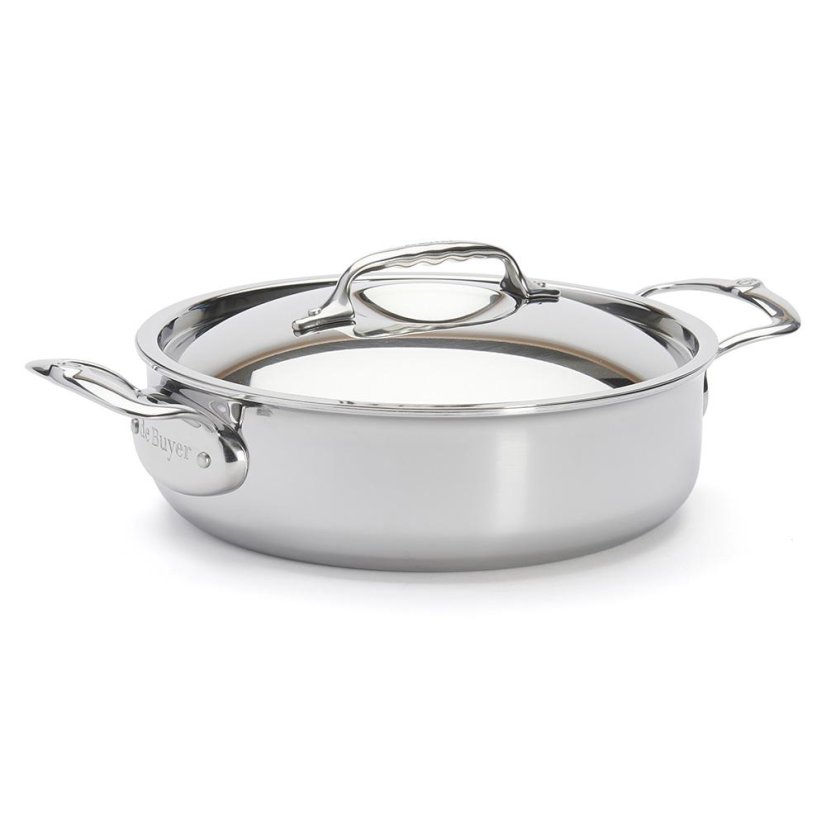 Alacsony fedeles edény de Buyer Affinity 3741.24, 24 cm
