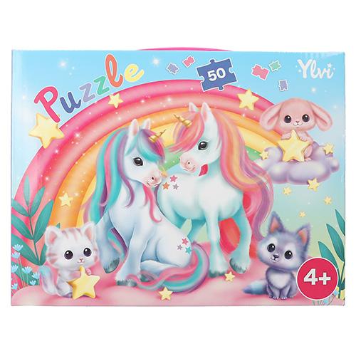 Kinderpuzzle Ylvi, 50 Teile, Unicorns & Stars