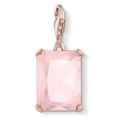 Thomas Sabo Pink Stone Charm Club Pendant 1843-536-9