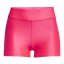 Women's Under Armour Armour Mid Rise Shorty Shorts - Color: Black, Size: L