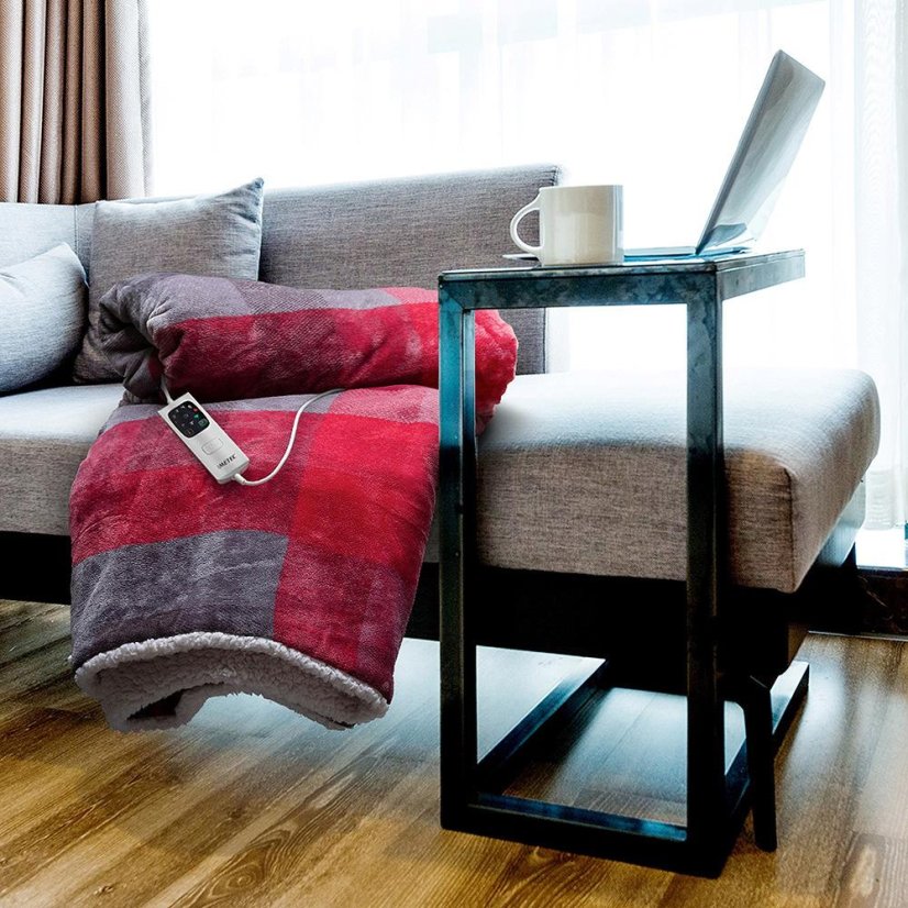 Heizdecke Imetec Adapto Tartan 16715 rot