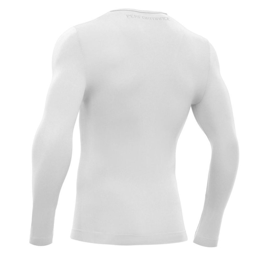 Macron Performance LS T-Shirt - Farbe: Weiß, Größe: XS