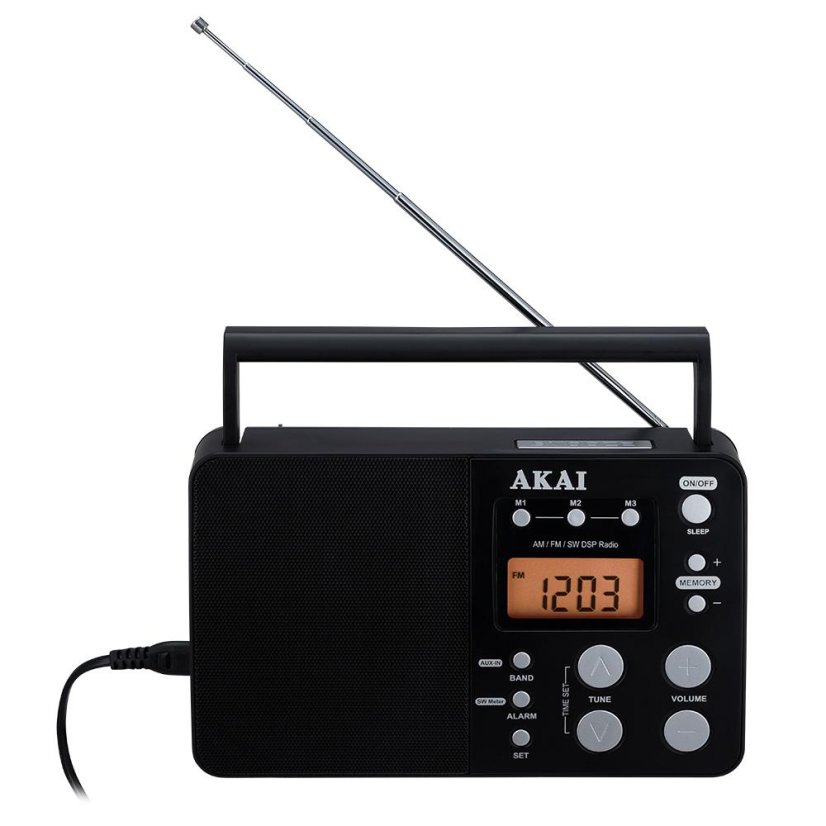 AKAI APR-200 Radio, Black