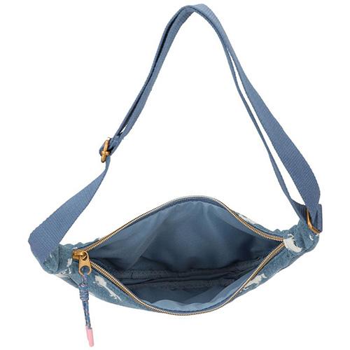 Handtasche Miss Melody, Small Half Moon, Denim