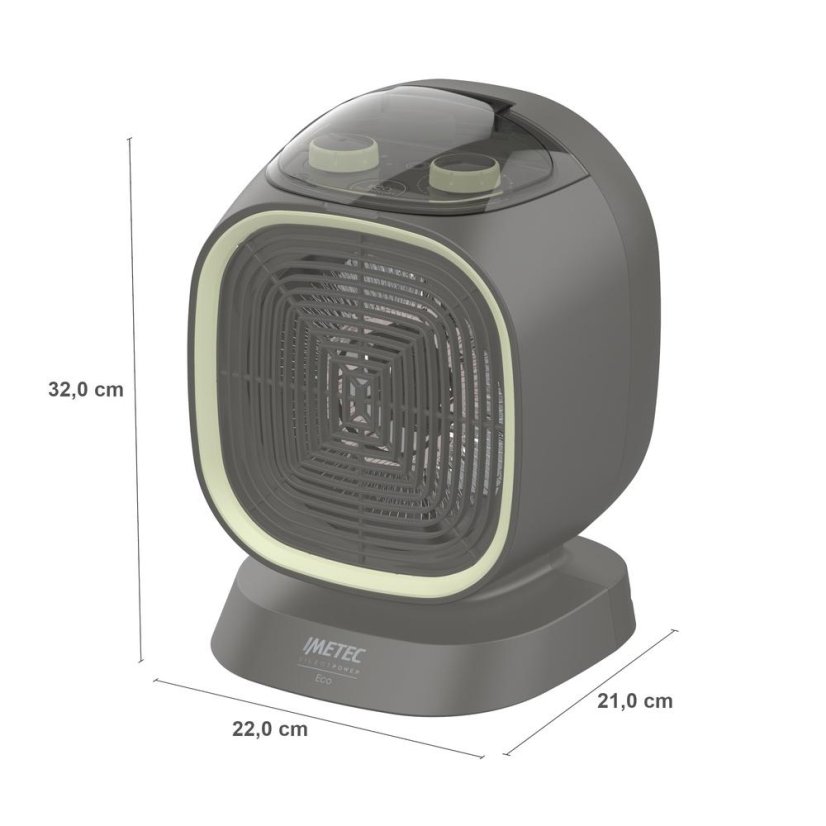 Imetec Eco 4030 gray fan heater