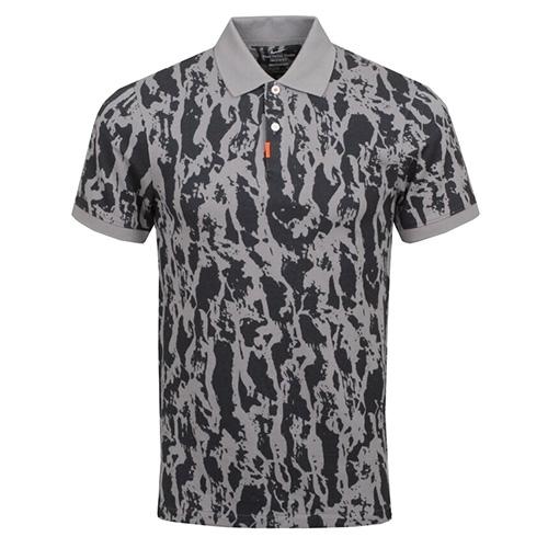 Pánské polotriko Nike Golf Bark Slim - Farbe: Grau, Größe: M
